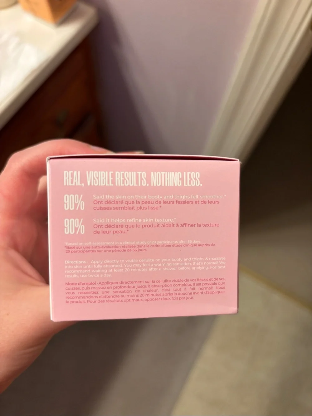 MAËLYS B-TIGHT Lift & Firm Booty Mask — Pink